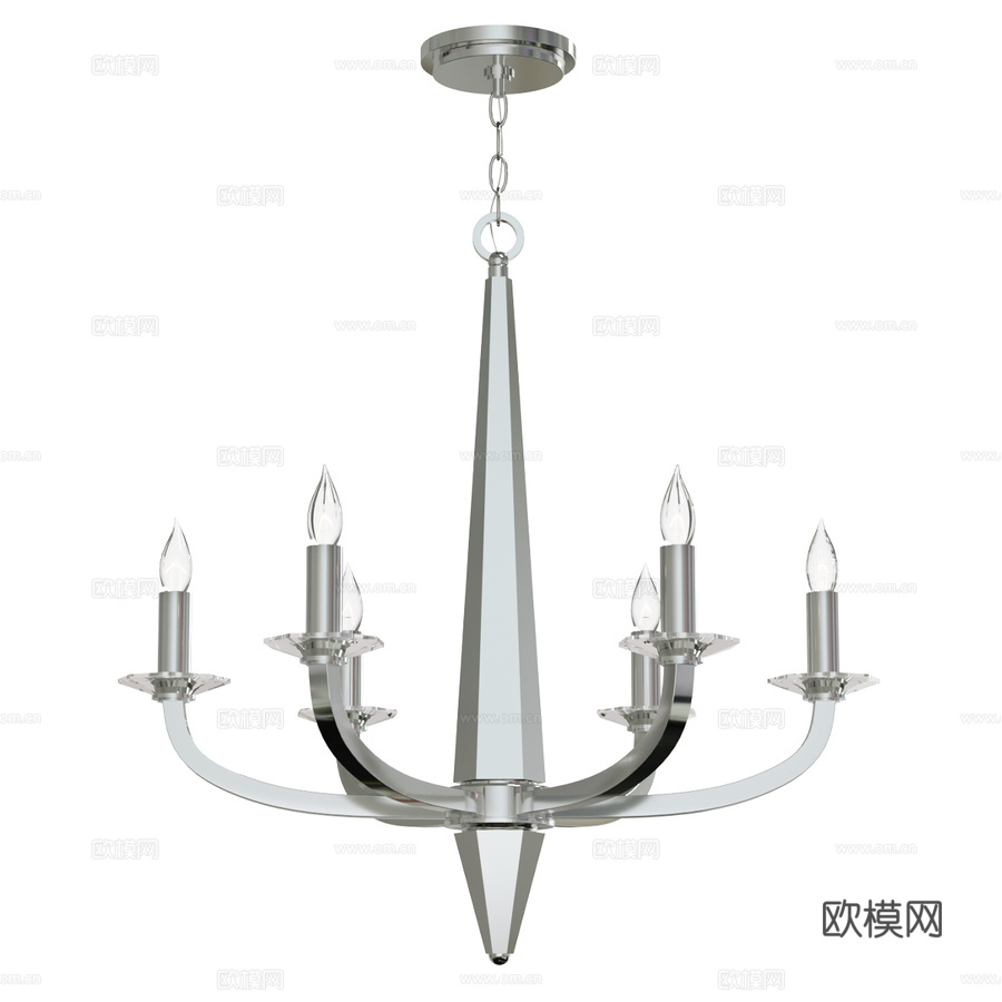 欣克利水晶吊灯 QN-ASCHER63d模型下载