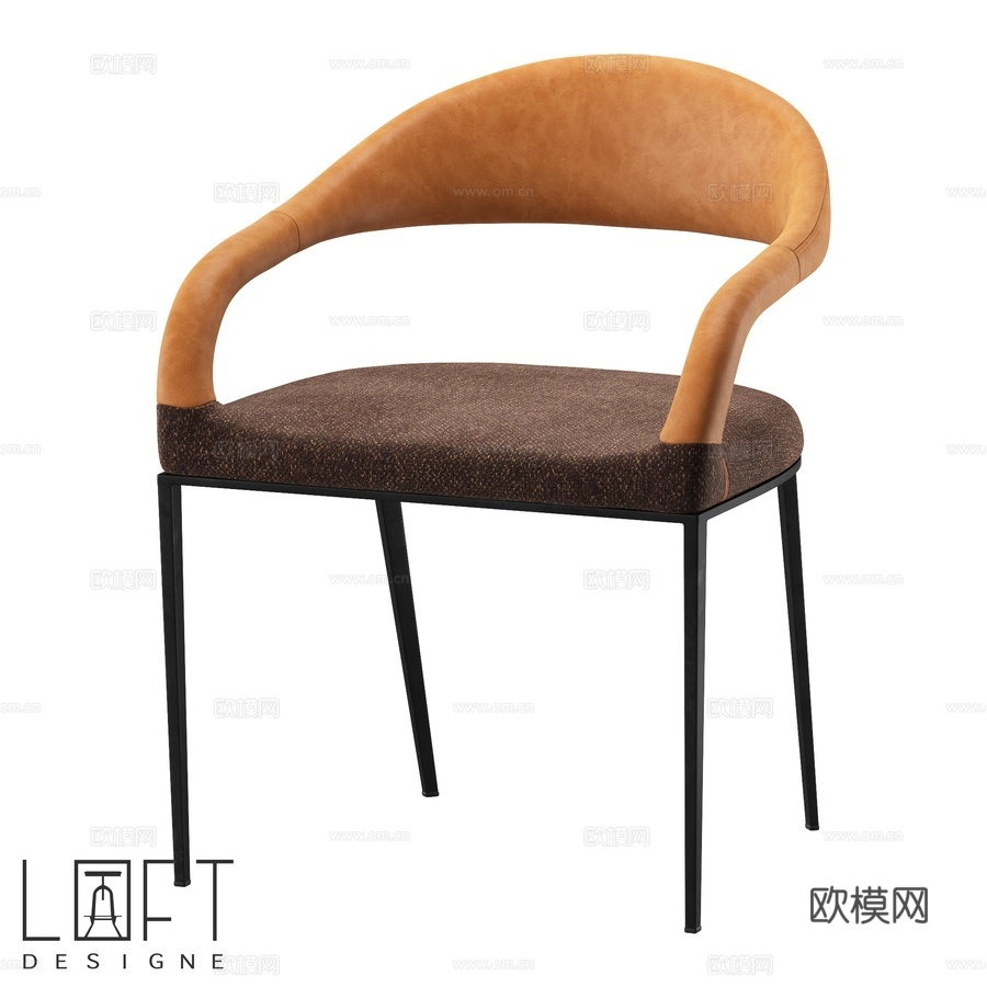 LoftDesigne 30529型号椅子3d模型下载