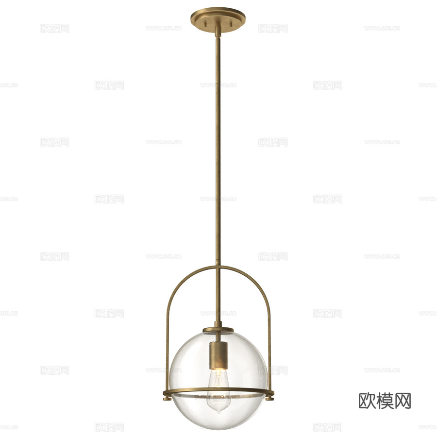 Hinkley吊灯 QN-SOMERSET-PC-HB3d模型下载