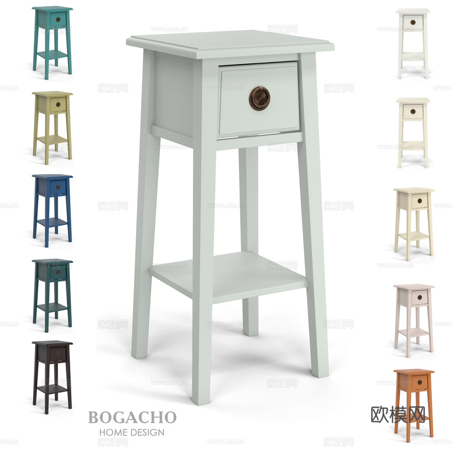 雅克琳哑光色支架 - 13d模型下载