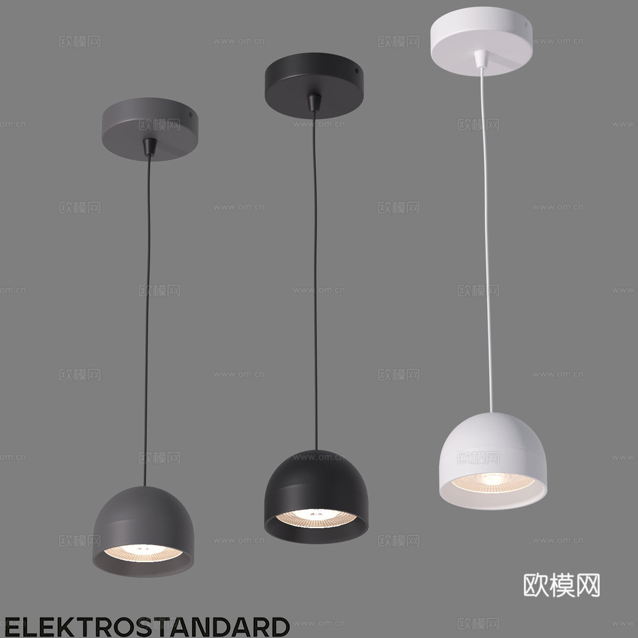 LED吊灯 Elektrostandard Uno 50263d模型下载