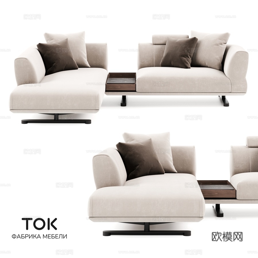 (OM) TAKT S5 模块化沙发系列 Tok Furni3d模型下载