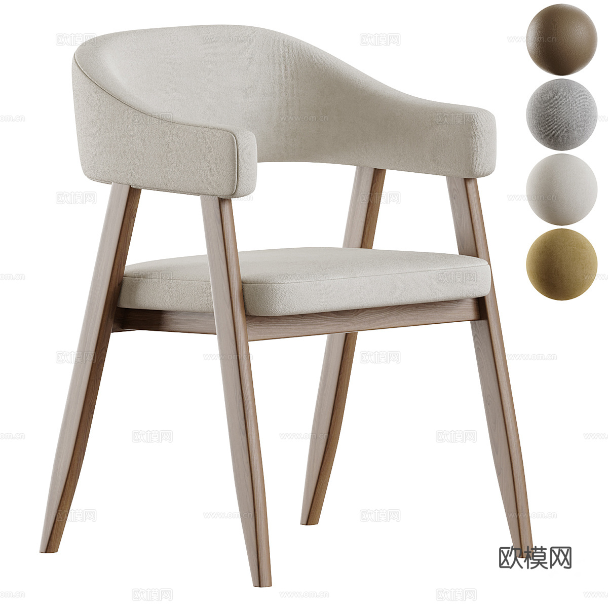 餐椅3d模型下载