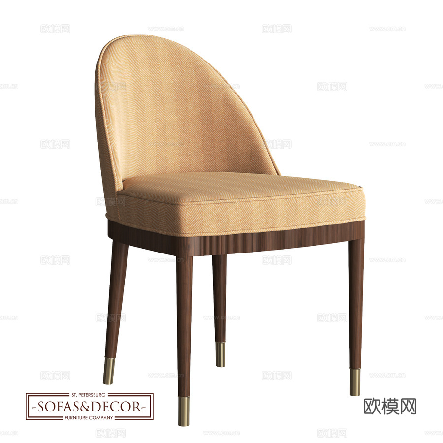 沙发&amp;装饰 椅子 SD-6323d模型下载