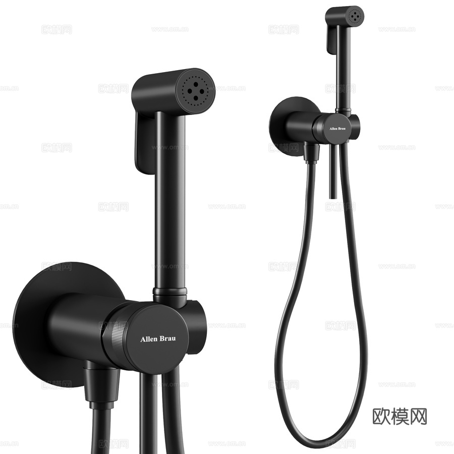 艾伦布劳Priority 5.3卫生淋浴龙头3d模型下载