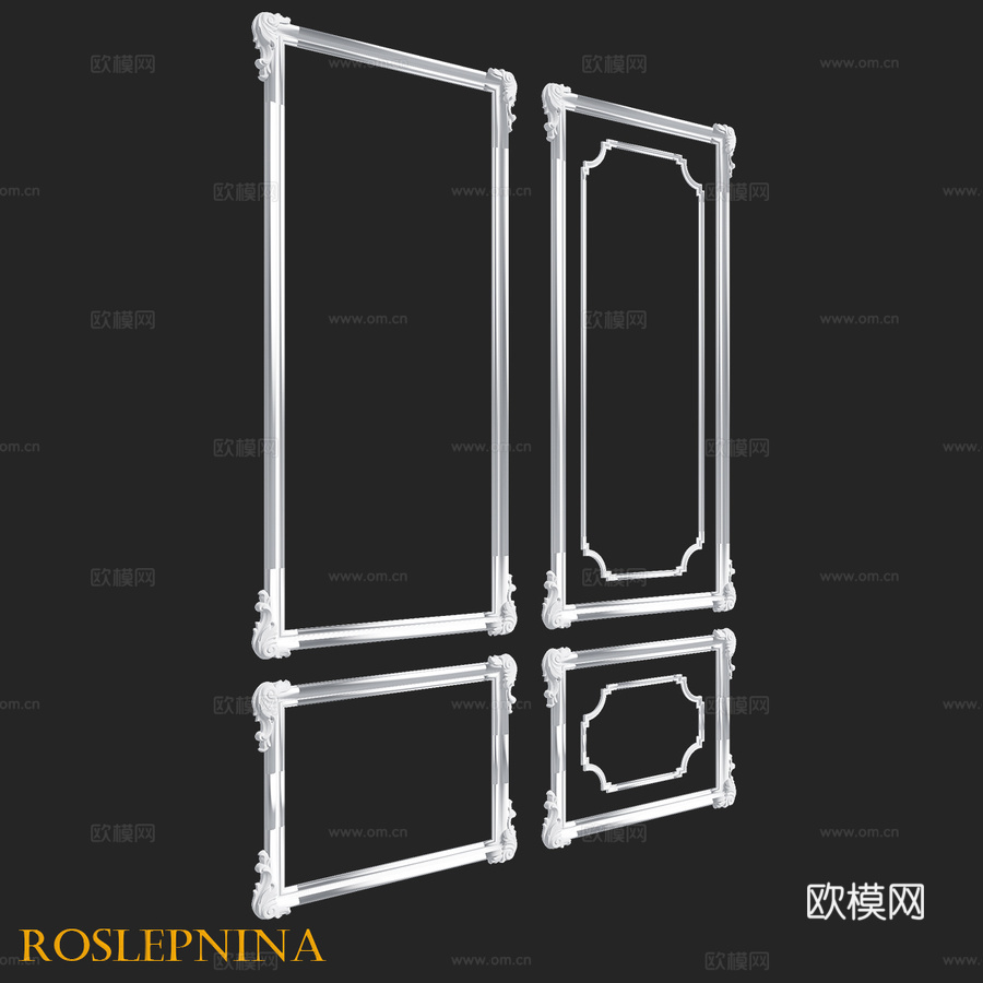 RosLepnina出品的Frame OXFORD系列7-83d模型下载
