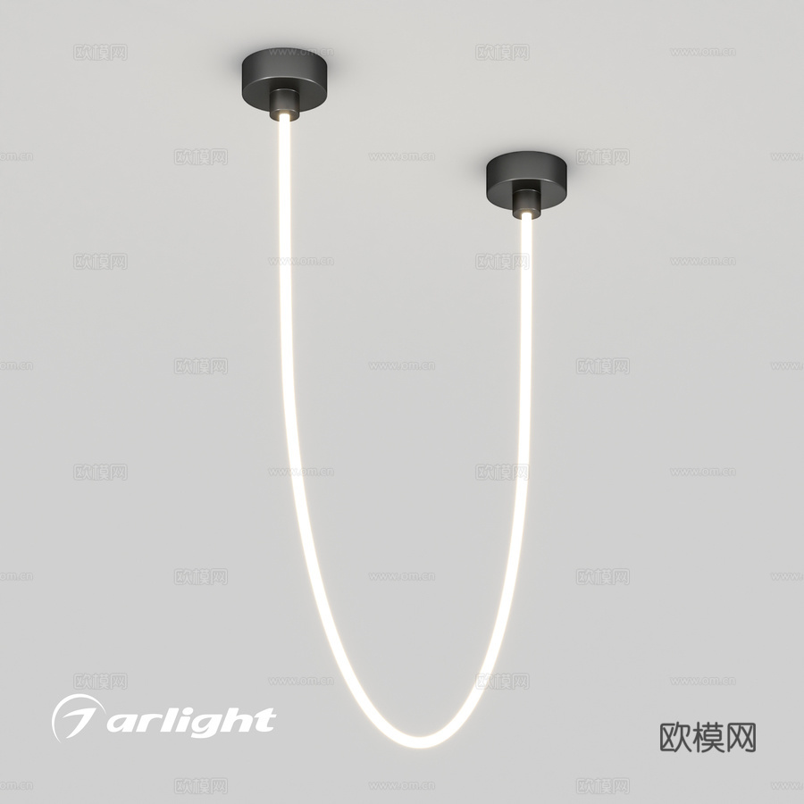 OM灯具 SP-TROPIC-表面安装-R18-L2500-3d模型下载