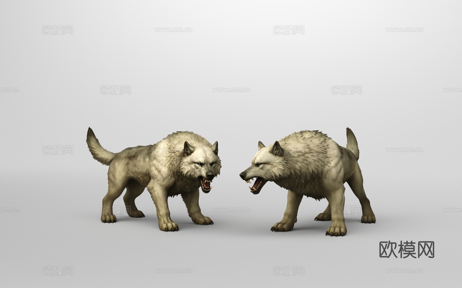 狂暴苔原战狼3d模型下载