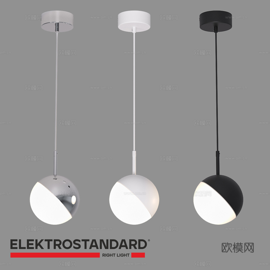 OM吊灯 Elektrostandard 50120 1 G3d模型下载