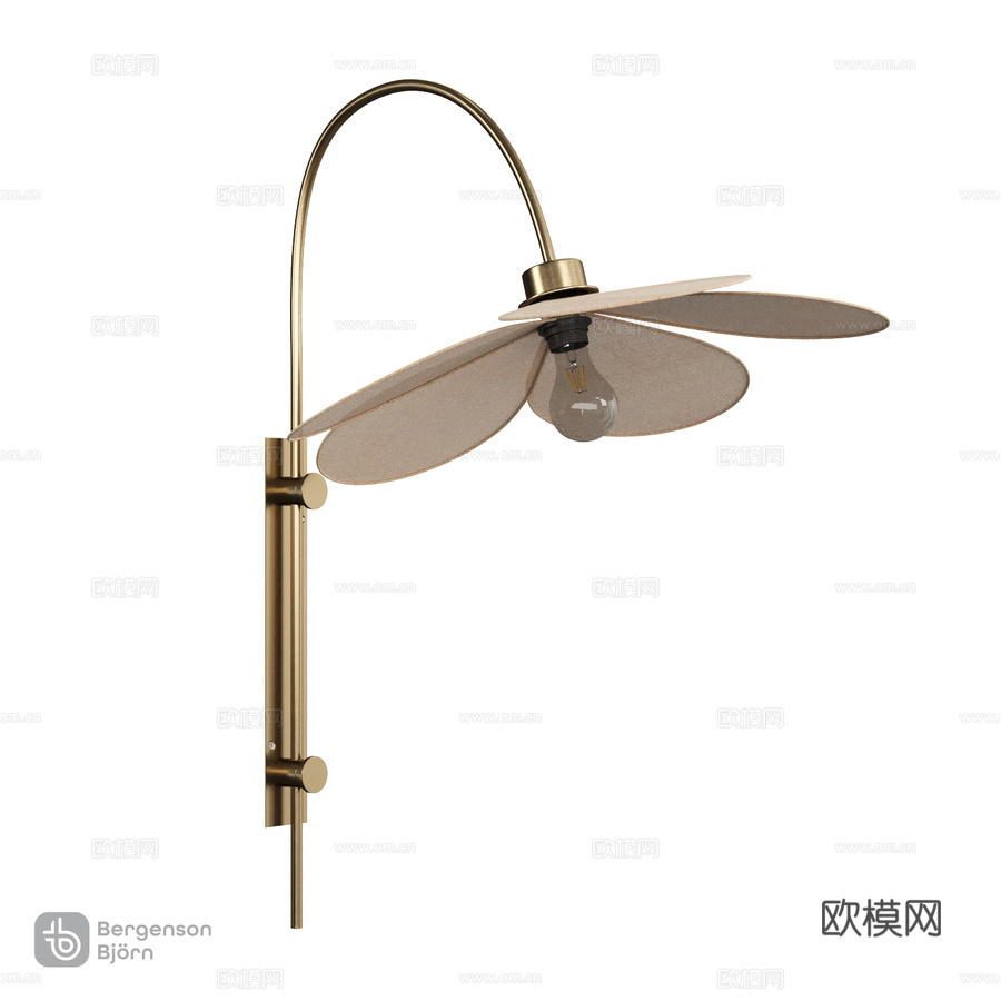 OM_卡米尔壁灯，伯根森比约恩3d模型下载