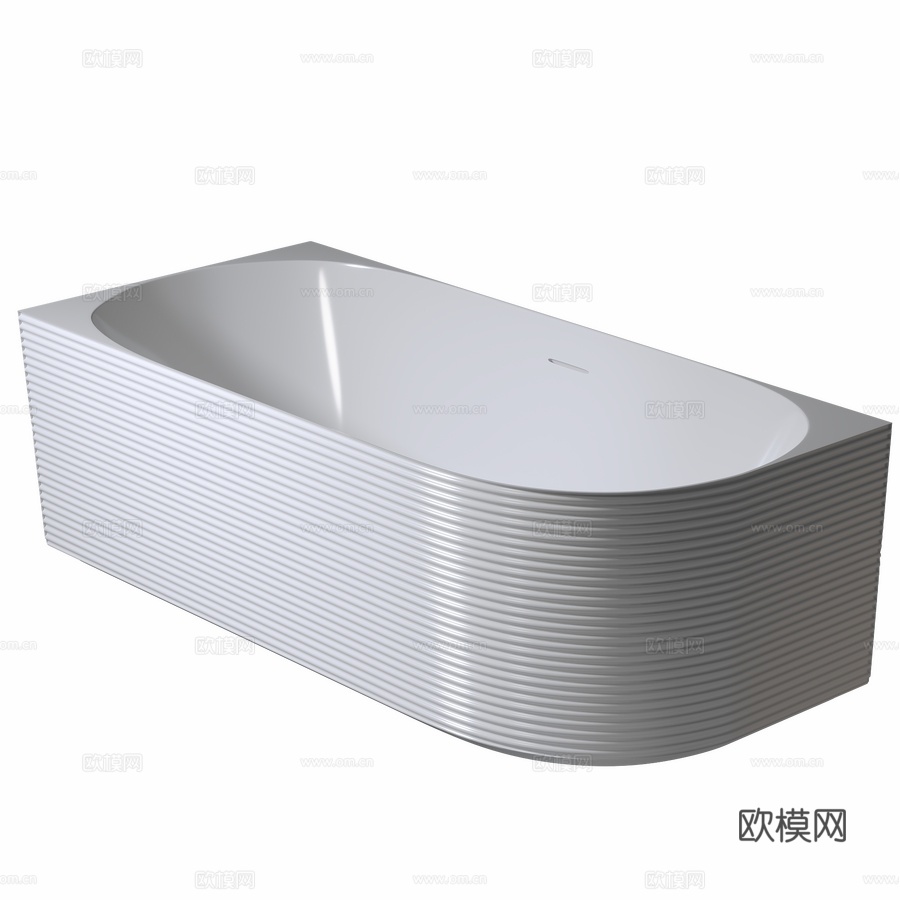 亚克力浴缸 ABBER AB94383d模型下载