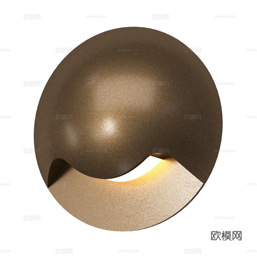 LED嵌入式台阶照明灯具 Inte3d模型下载