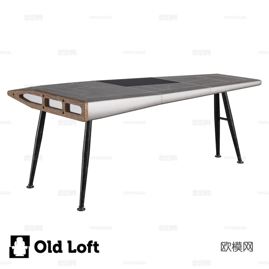 OM Table 飞机翼铝3d模型下载