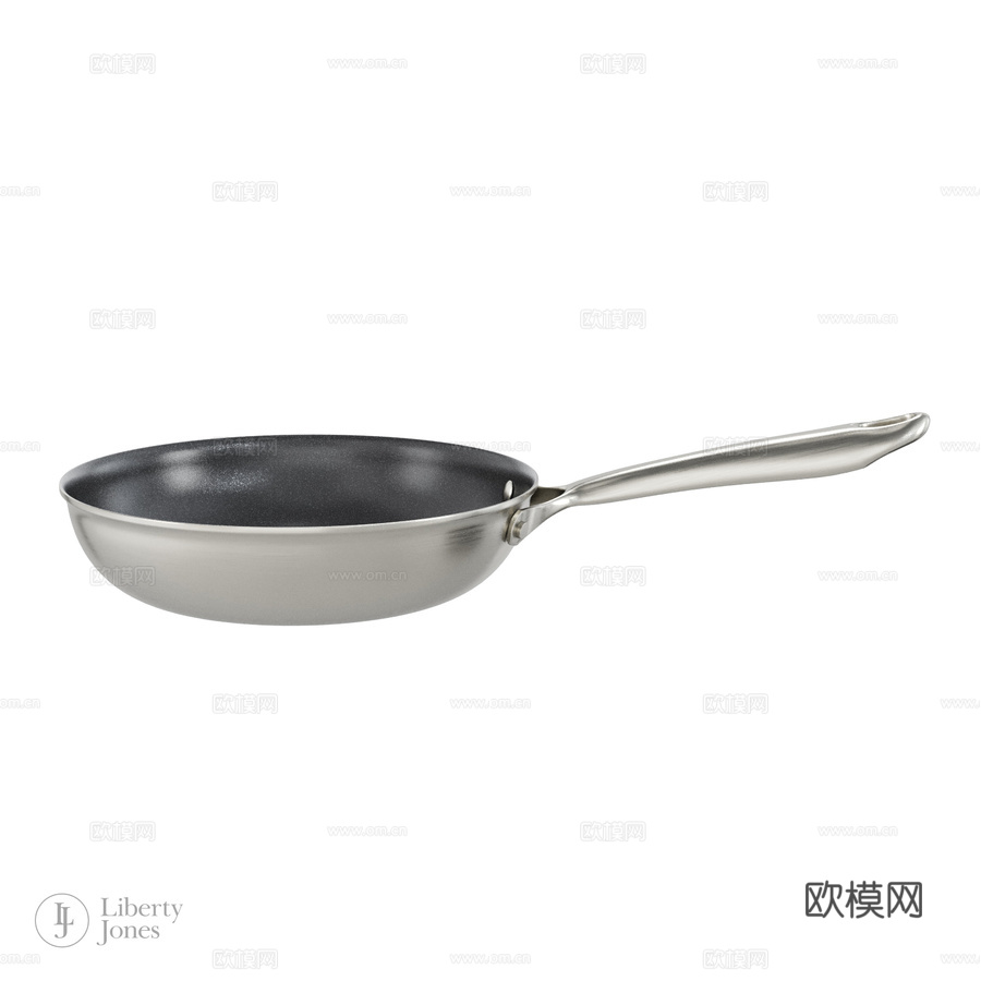 OM煎锅三层复合材质，Liberty Jones3d模型