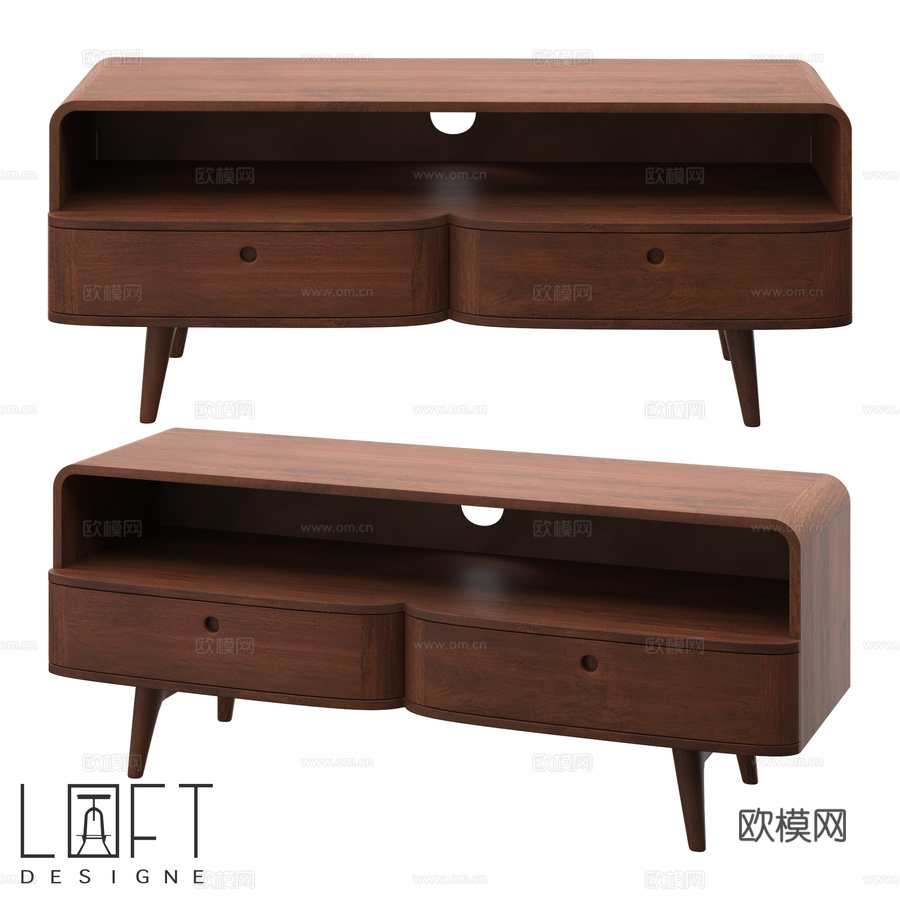 LoftDesigne 82006型号控制台3d模型下载