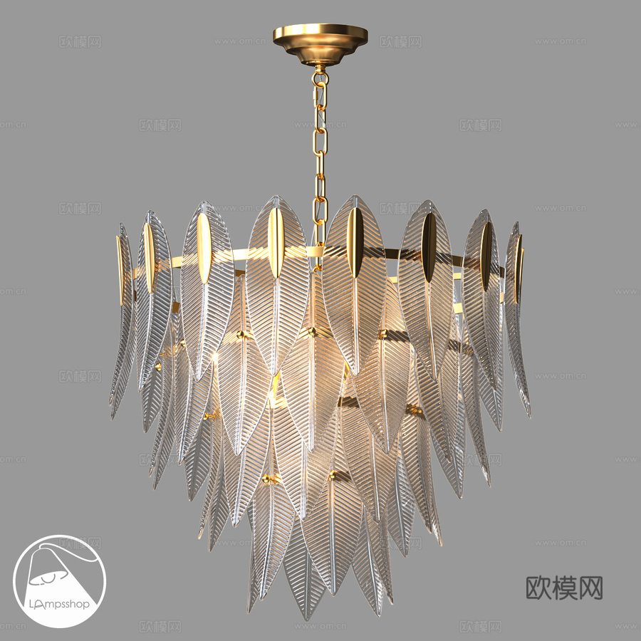 LampsShop.ru L1561 克林斯吊灯3d模型下载