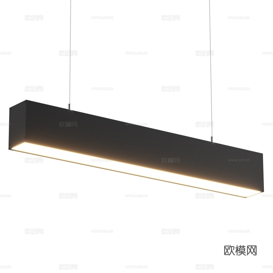 OM 悬挂式线性LED灯具 50x703d模型下载