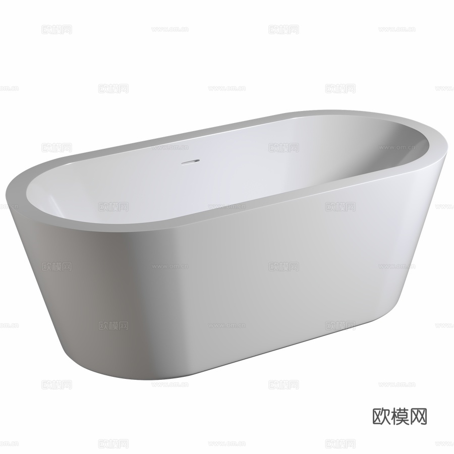 亚克力浴缸 ABBER AB93453d模型下载