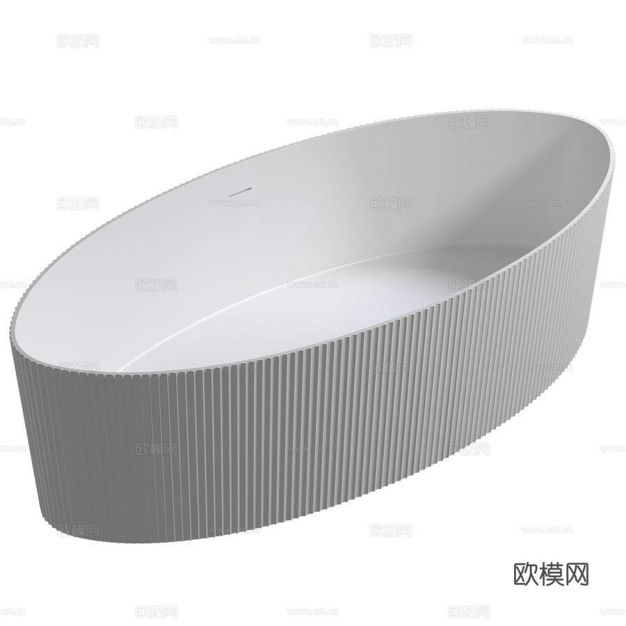人造石浴缸 ABBER Stein AS9623d模型下载