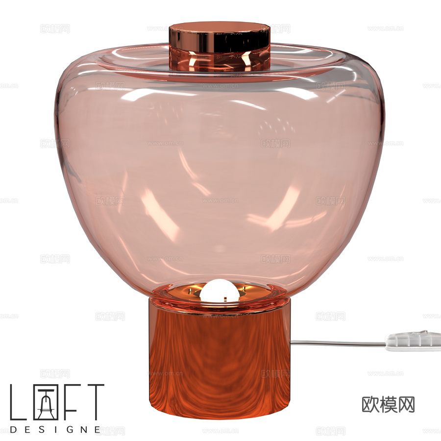 台灯 LoftDesigne 8436 型号3d模型下载