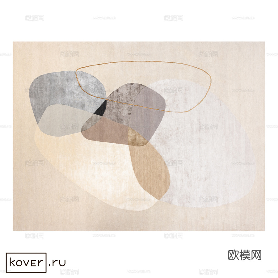 地毯“交汇点” Kover.ru 生活艺术3d模型下载