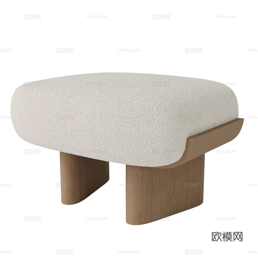 OM 石园凳3d模型下载