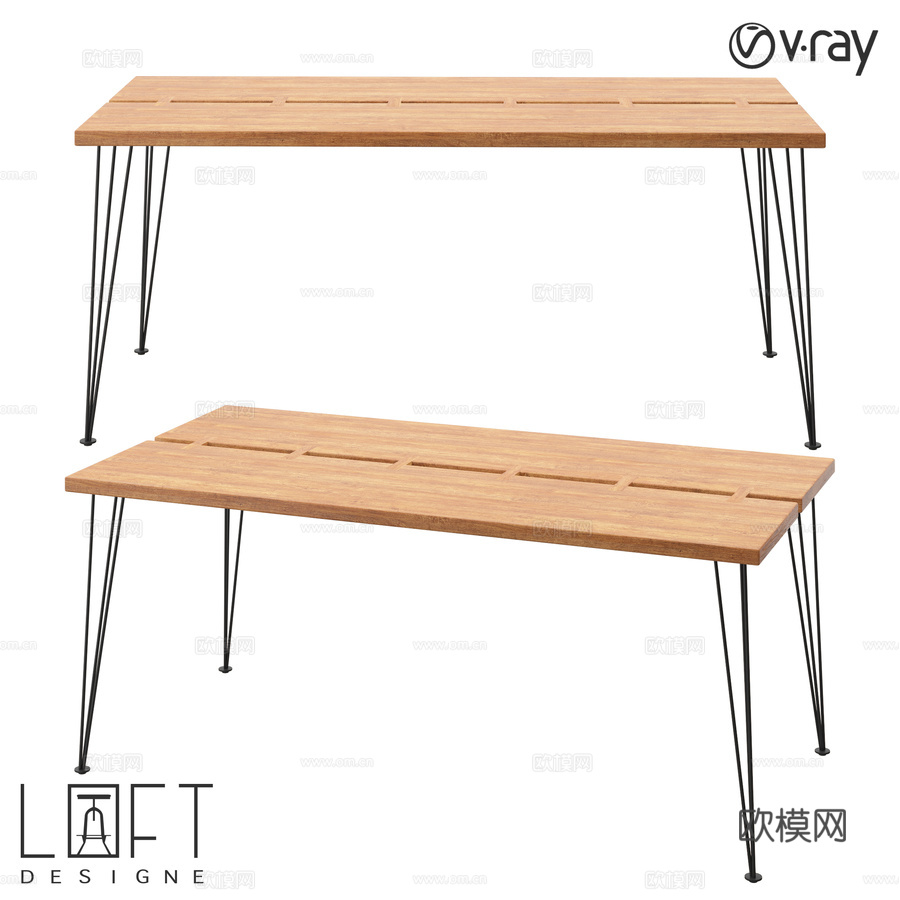 LoftDesigne 6706 款台灯3d模型下载