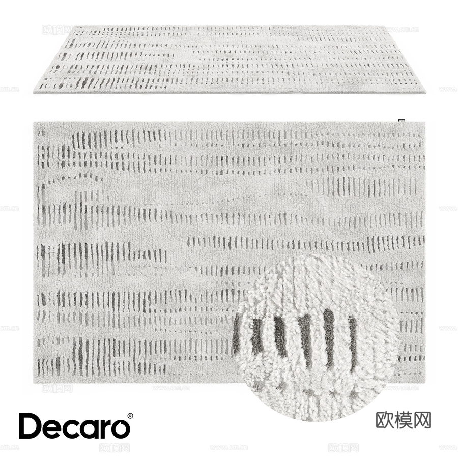 羊毛地毯 Decaro Rugs D1200013d模型下载