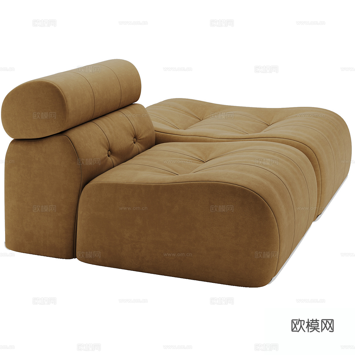 现代组合沙发 模块沙发3d模型下载（渲染图1）