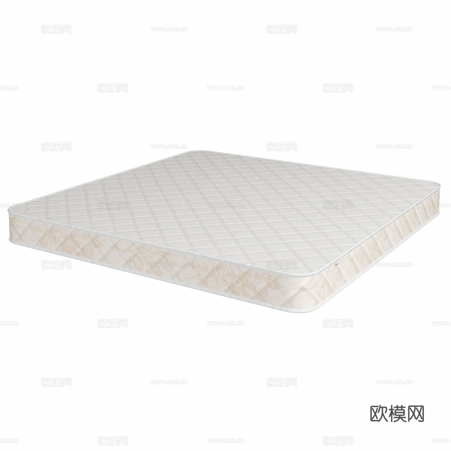 OM DIWO索契床垫 200x200，人体工学设计，含i3d模型下载