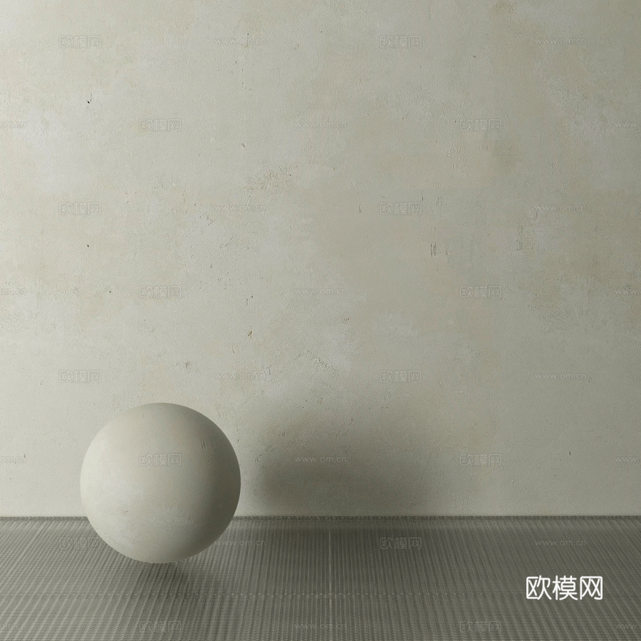 Flocaustico基装饰涂料3d模型下载