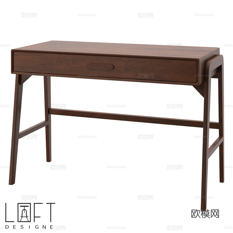 Desk LoftDesigne 61703型号3d模型下载