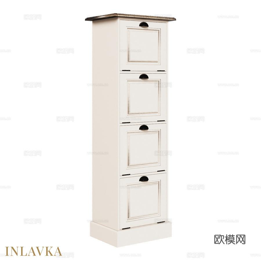 OM经典款平开柜3d模型下载