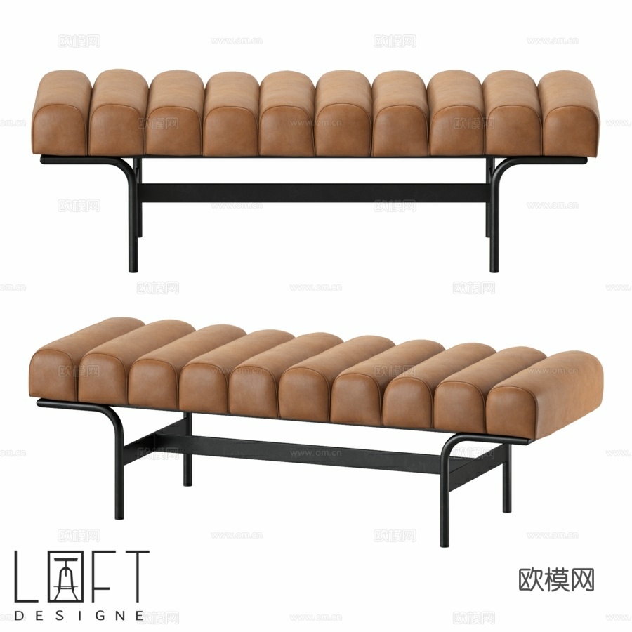 长凳 LoftDesigne 2605 型号3d模型下载
