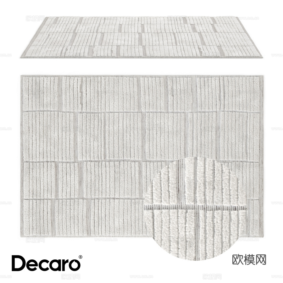 羊毛地毯 Decaro Rugs D1200103d模型下载