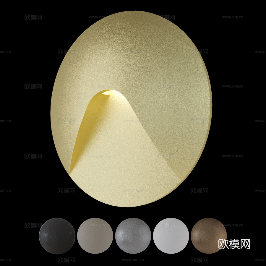 Step Light Steps S1750-GO. 金色楼3d模型下载