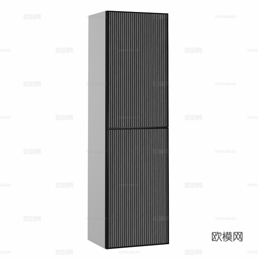 OM 柜体 STWORKI 莱万格 40，哑光白3d模型下载