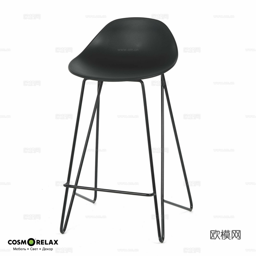 Cosmo Origami半高吧凳3d模型下载