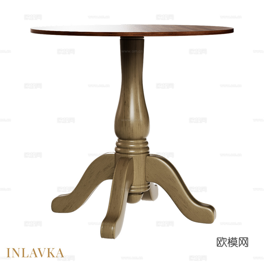 经典风格 OM 咖啡桌3d模型