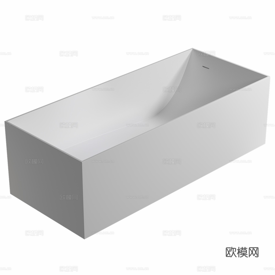 人造石浴缸 ABBER Stein AS96423d模型下载