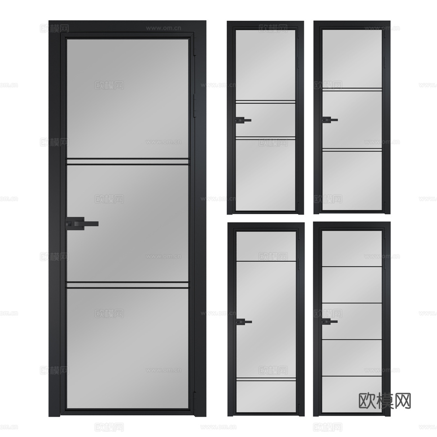 PROFILDOORS 室内门 2AX, 3AX, 4AX,3d模型下载