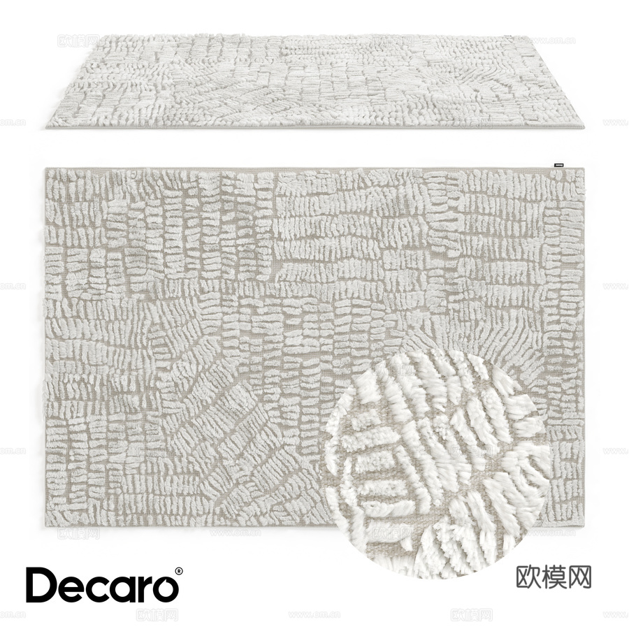 羊毛地毯 Decaro Rugs D1200023d模型下载