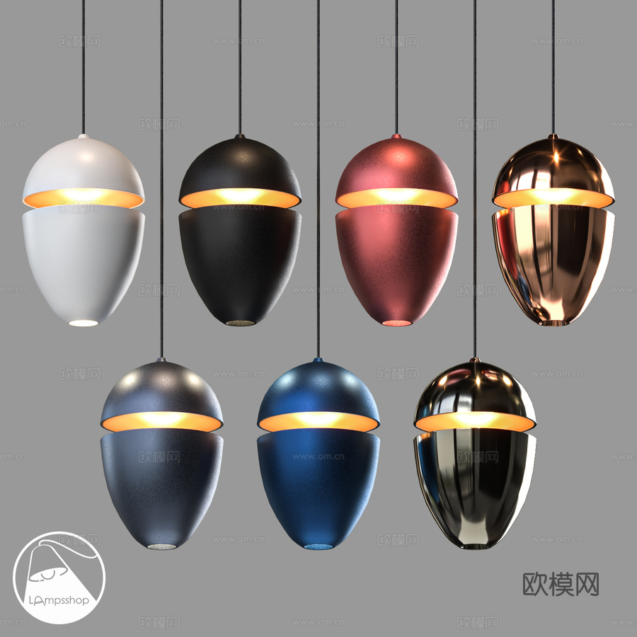 LampsShop.ru PDL2493 贾西吊灯3d模型下载