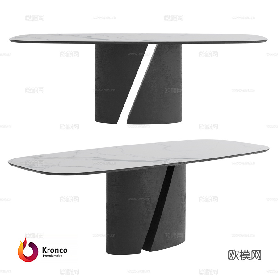 克朗科迪亚餐桌3d模型下载