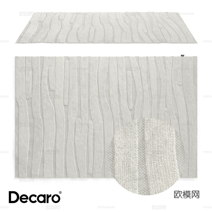 羊毛地毯 Decaro Rugs D1100043d模型下载