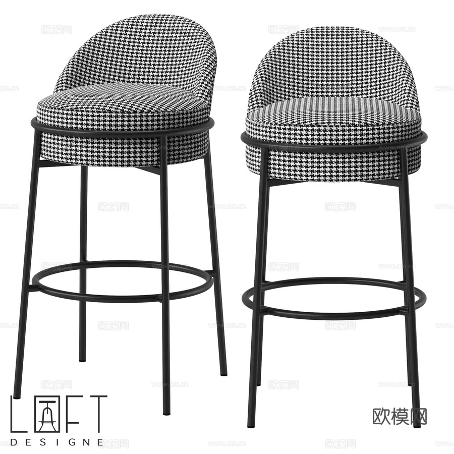吧凳 LoftDesigne 30545 型号3d模型下载