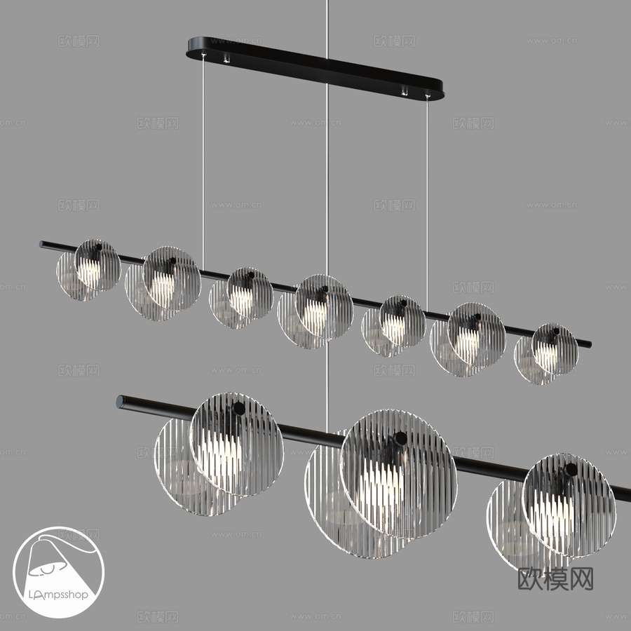 LampsShop.ru L1768 尊巴吊灯3d模型下载