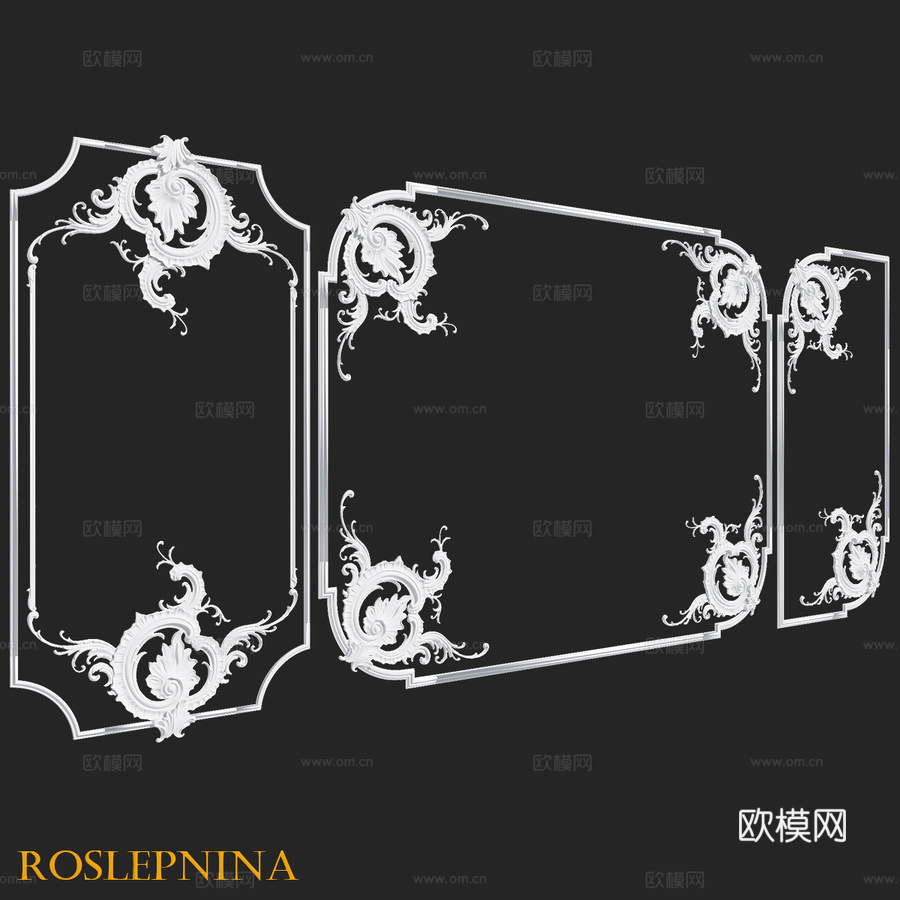 RosLepnina出品的LUXOR系列5-6-7号框架3d模型下载