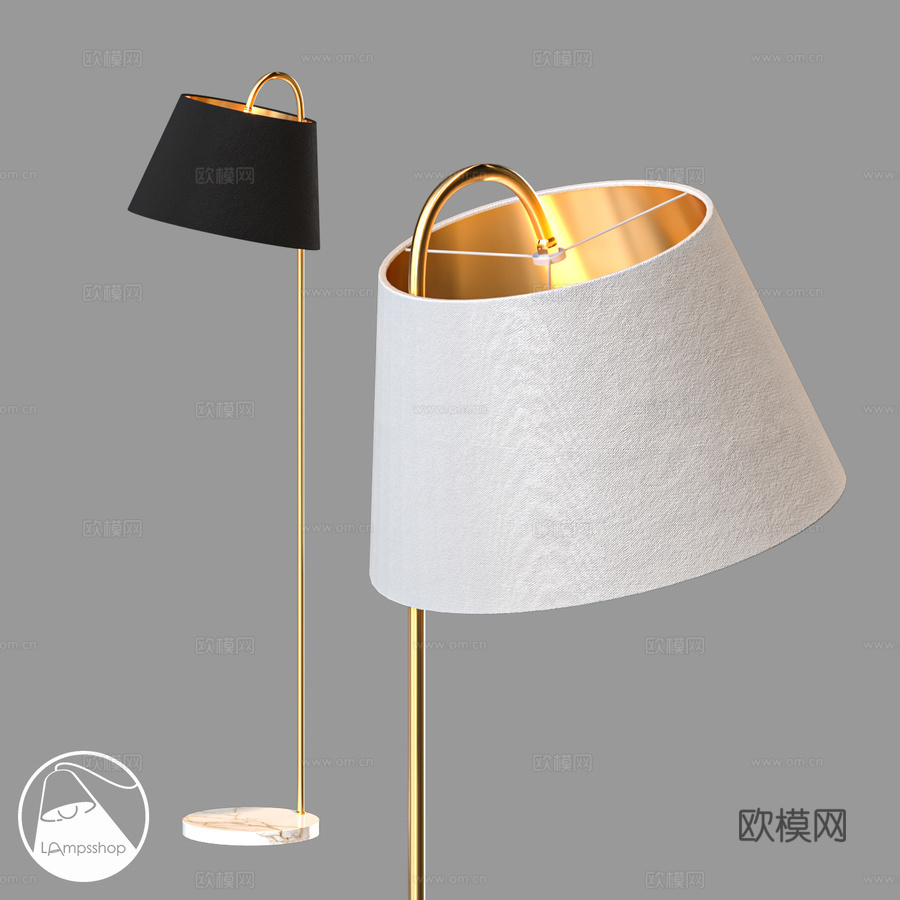 LampsShop.ru T6149 落地灯 瓦特蒙3d模型下载