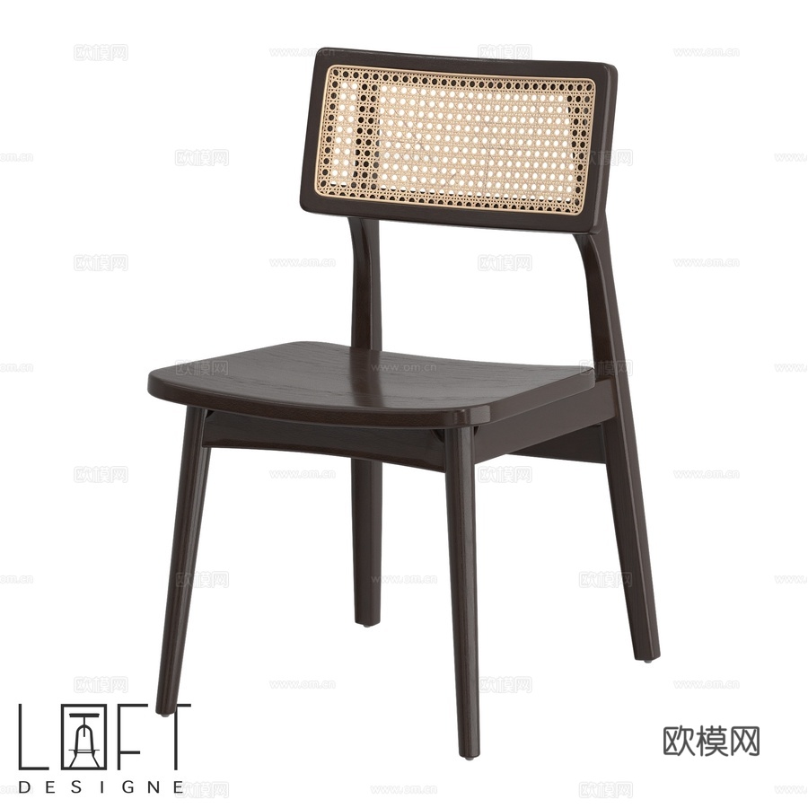 LoftDesigne 40624型号椅子3d模型下载